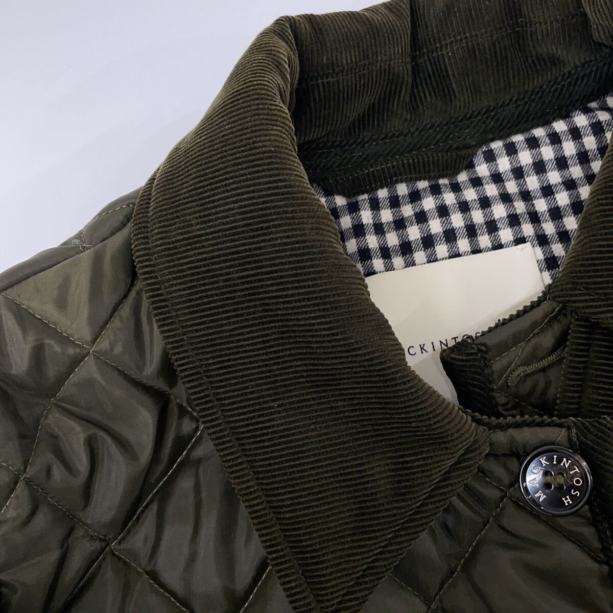MACKINTOSH Mackintosh ×BEAMS F Khaki G222QO1006EXQPE Quilted Jacket Jacket