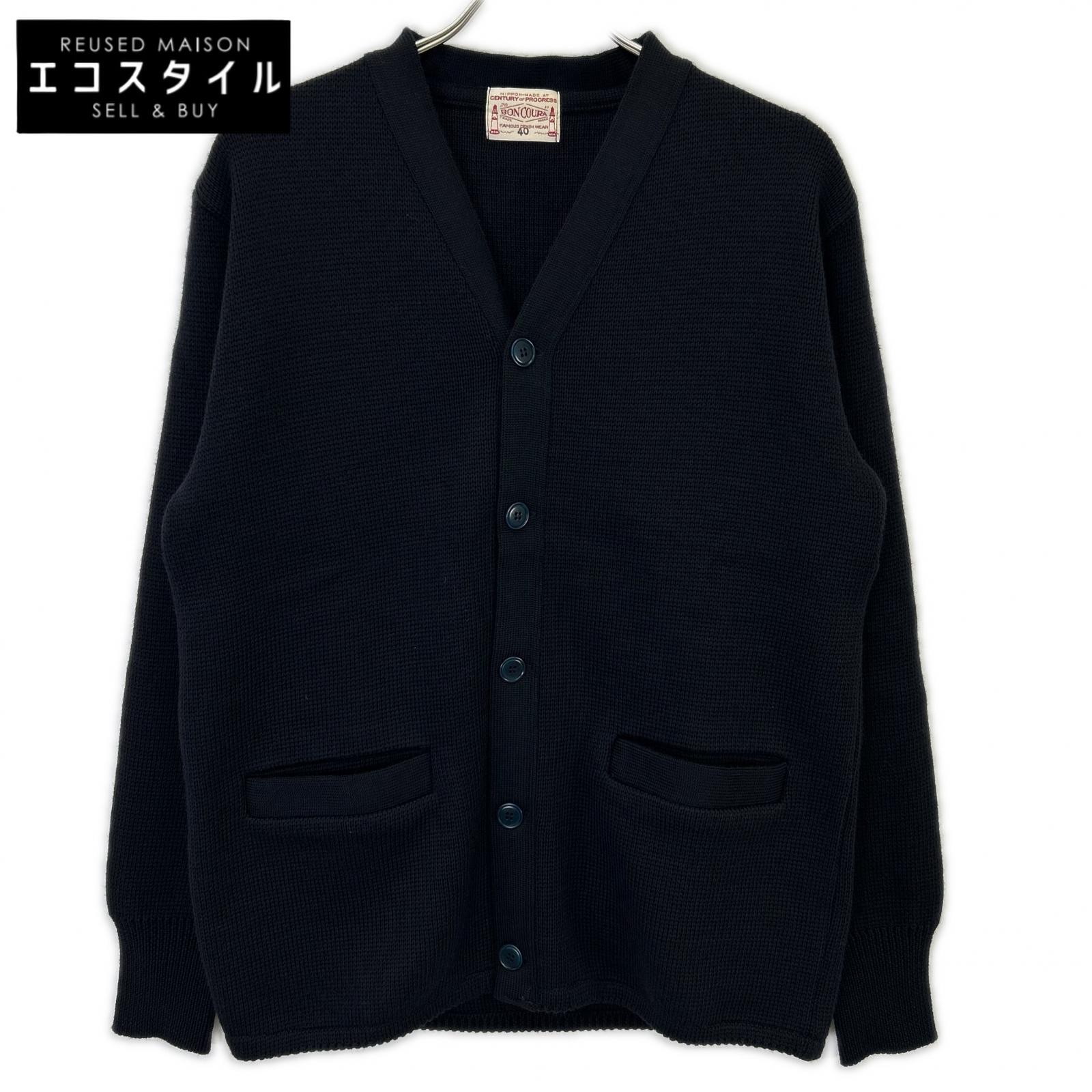 BONCOURA ボンクラ ﾈｲﾋﾞｰ ｳｰﾙ ﾆｯﾄｶｰﾃﾞｨｶﾞﾝ トップス 40 – style-eco.shop