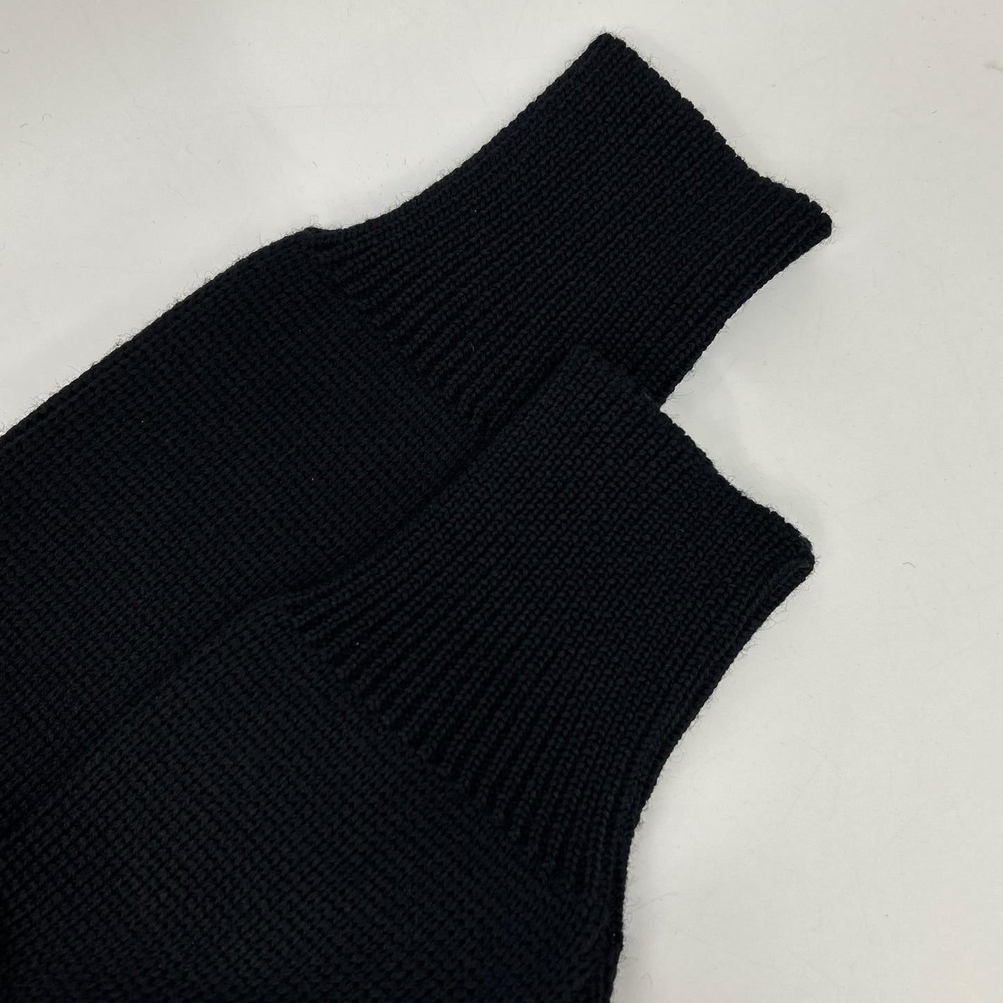 BONCOURA Navy Wool Knit Cardigan Tops 40