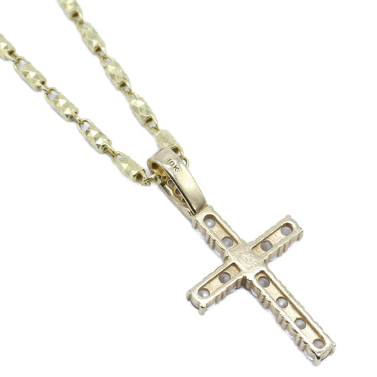 AVALANCHE 10K Cross Pendant Necklace