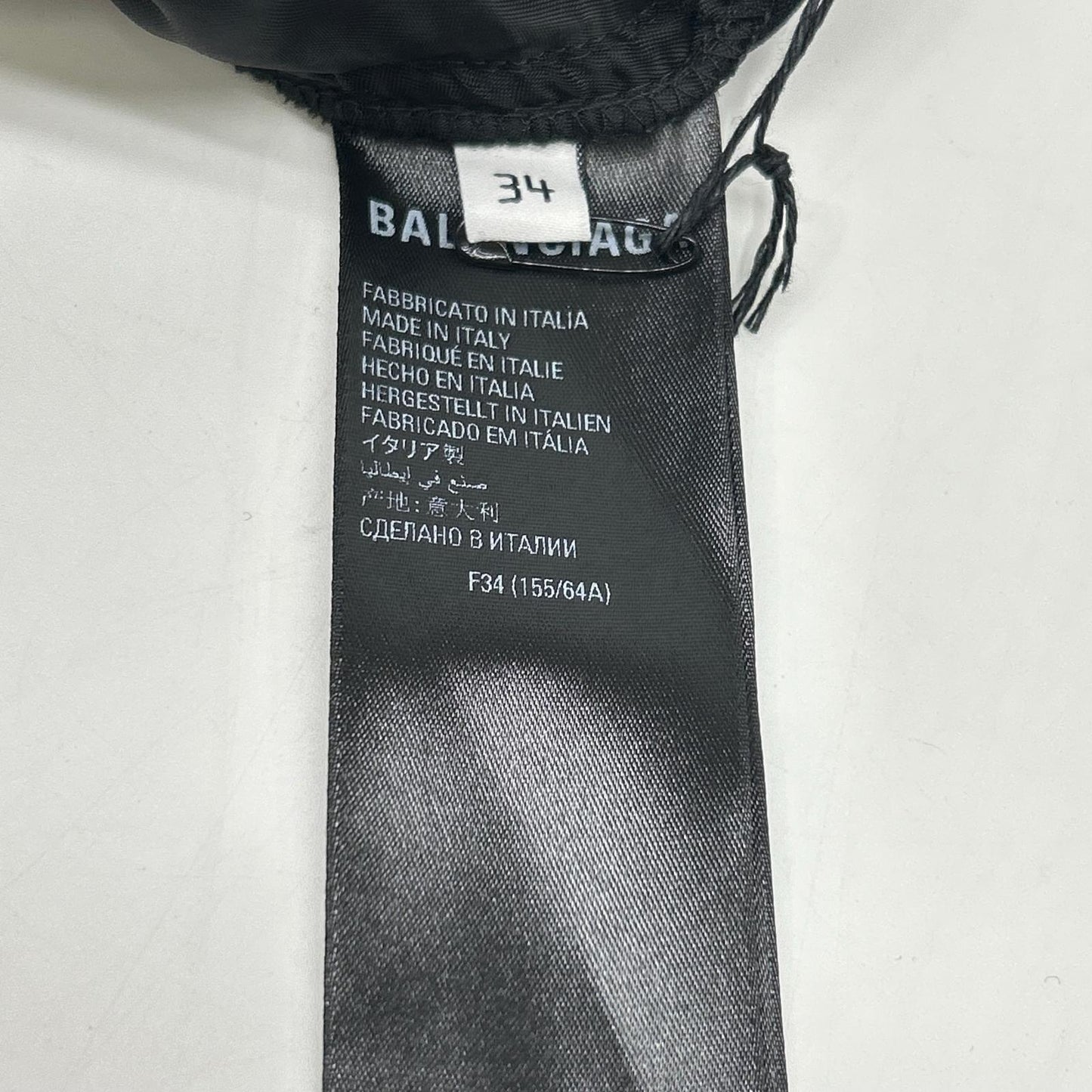 BALENCIAGA 巴黎世家 黑色 672359 TLT14 羊毛西裤长裤 下装
