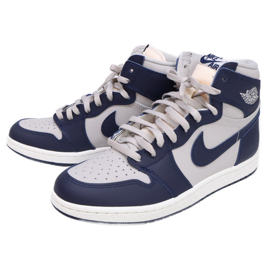 NIKE ナイキ 新品同様 BQ4422-400 エアジョーダン1 ハイ 85 ジョージタウン シューズ 27