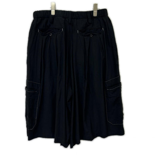 Yohji Yamamoto POUR HOMME Black 22SS HG-P60-453 Silk Pants Bottoms