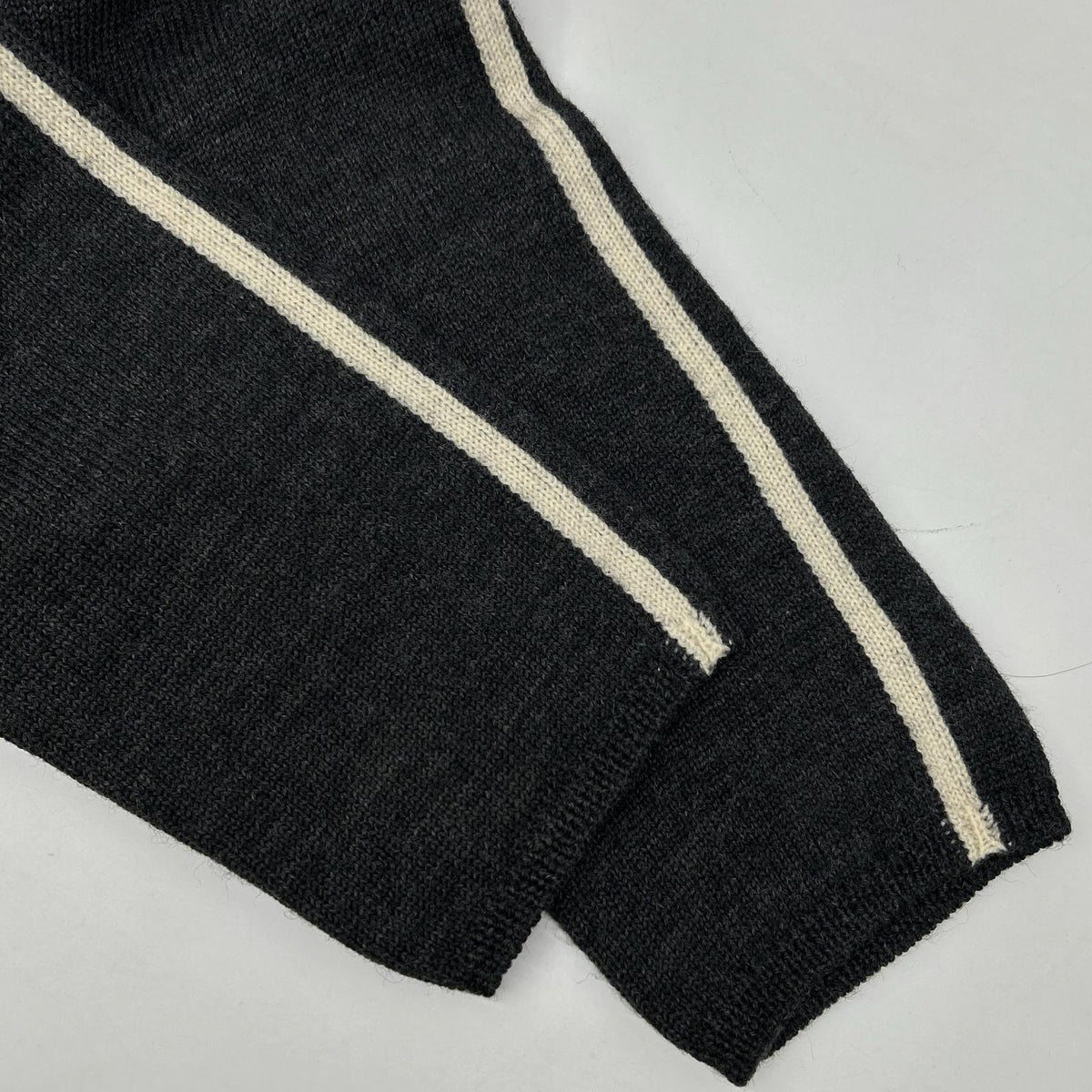 COMMEdesGARCONS HOMME PLUS コムデギャルソンオムプリュス 12年製 PJ-N007 ウール サイドライン クルーネックニット トップス