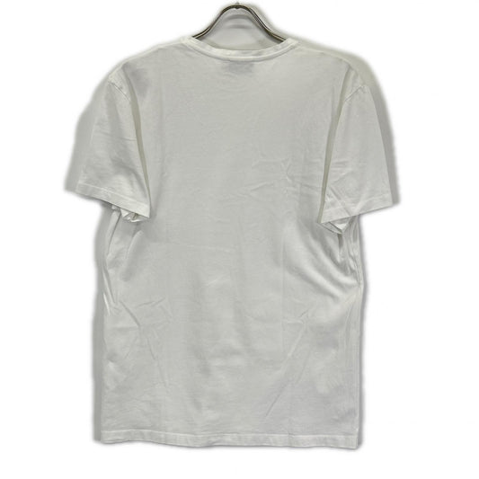 MAISON KITSUNE メゾンキツネ FW15M704 ホワイト トリコロールフォックス 胸ポケット付き半袖Tシャツ トップス