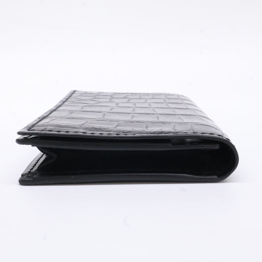 YUHAKU ユハク 【美品】YFA163 クロコダイル名刺入れ カードケース