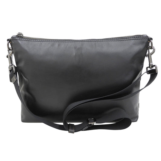 COACH コーチ 美品 グラハム レザー ショルダーバッグ メンズ ブラック F72511 ショルダーバッグ