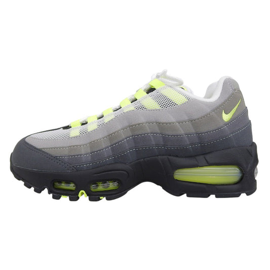 NIKE ナイキ 新品同様 Air Max 95 OG Big Bubbleスニーカー シューズ レディース ネオンイエロー 24cm IO0026-001 シューズ