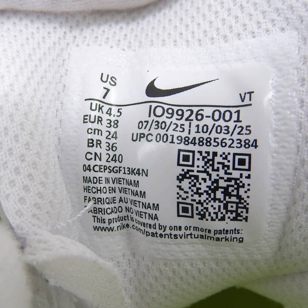NIKE Nike like-new Air Max 95 OG Big Bubble sneakers shoes women's neon yellow 24cm IO0026-001 shoes