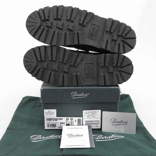 Paraboot パラブーツ CHAMBORD BRIDE シューズ メンズ 黒 ブラック 7 シューズ