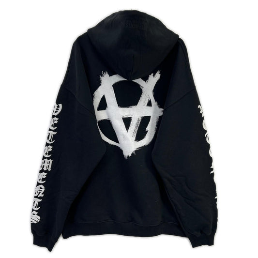 VETEMENTS ヴェトモン UA52TR830W DOUBLE ANARCHY LOGO HOODIE トップス