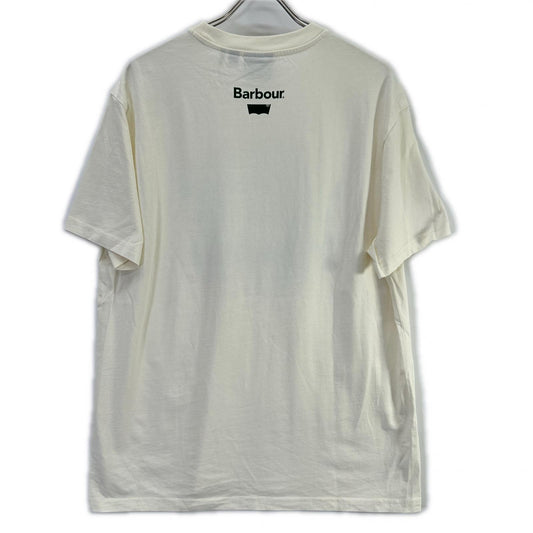 Barbour バブアー ホワイト 252MTS1513 × Levi's グラフィックTシャツ トップス