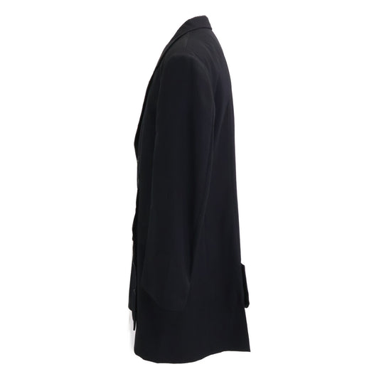 Yohji Yamamoto POUR HOMME ヨウジヤマモトプールオム 【美品/25年製】HP-J21-100 WOOL GABARDINE SLEEVE BUTTON ASYMMETRY JACKET アシメントリージャケット ジャケット