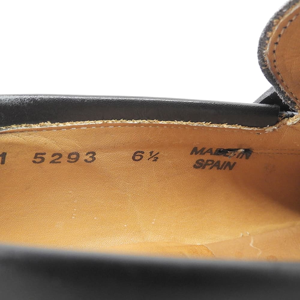 Berwick Berwick leather penny loafers men's shoes black Black 6 1/2 5293BCVLBK shoes