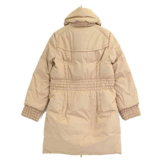 MONCLER モンクレール 49351 BIARRITZ ボリュームカラー ロングダウン コート