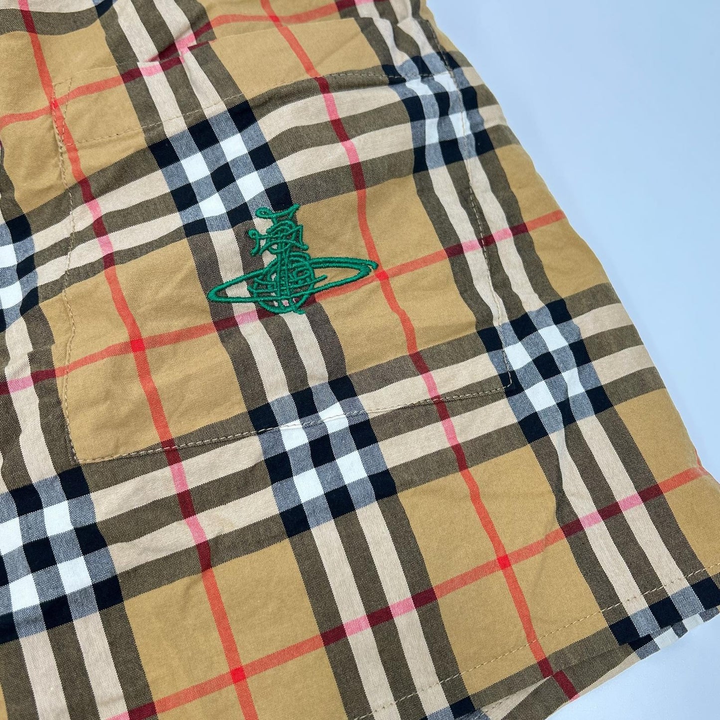 【SALE】 BURBERRY バーバリー 18年 ×ヴィヴィアンウエストウッド ノヴァチェック ショートパンツ ボトムス
