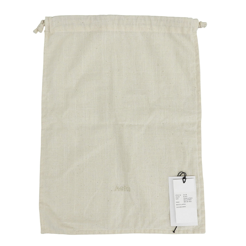 Aeta アエタ 新品同様 ROUND ONE SHOULDER レザー ハンドバッグ レディース ブラック DA58 ハンドバッグ