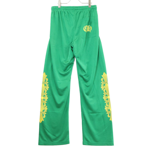 Chrome hearts クロムハーツ 【新品同様】MESH VARSITY PANTS ロゴプリント メッシュ ロングパンツ ボトムス