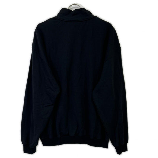AURALEE オーラリー A25AP01WU ブラック LIGHT WOOL SWEAT HALF ZIP トップス