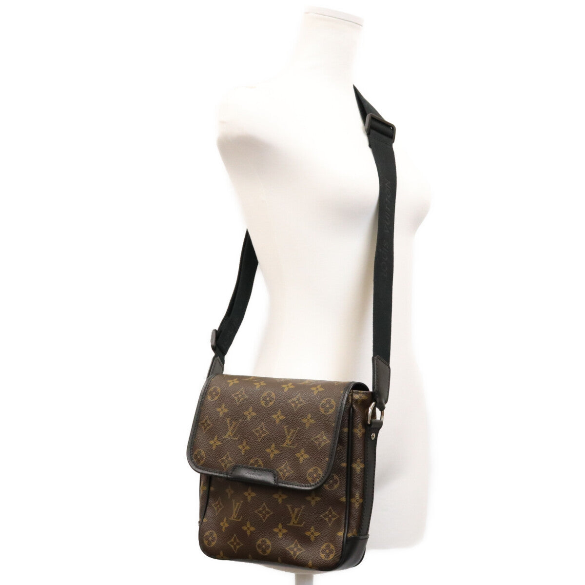 LOUIS VUITTON ルイヴィトン 09年製 M56717 モノグラムマカサー バス PM ショルダーバッグ