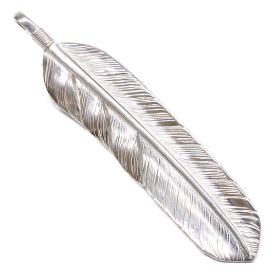 WASHIMITARO 鷲見太郎 【新品同様】SV925 L flight feather 01/heart feather/K18YG cup doublet ペンダントトップ