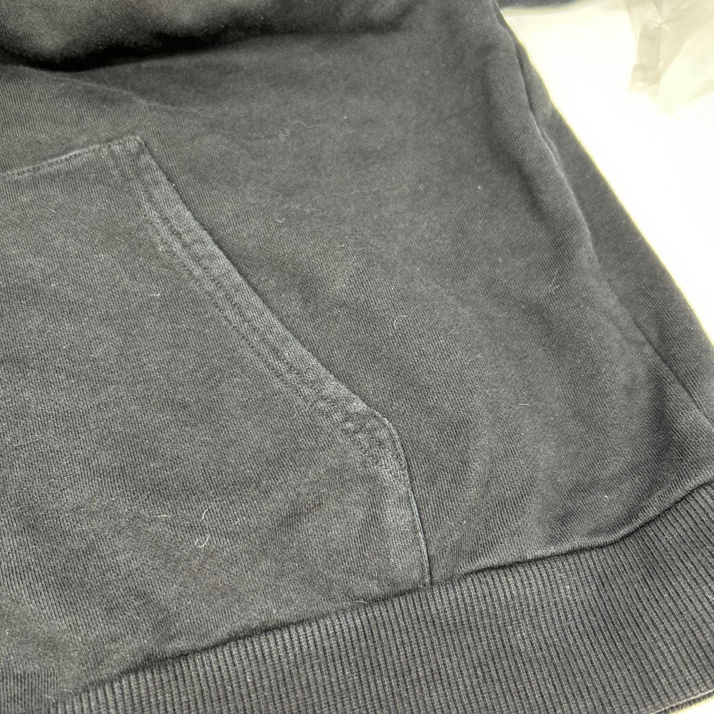 CELINE セリーヌ 2Y468670Q ブラック コットンフリース ルーズ フーディー トップス
