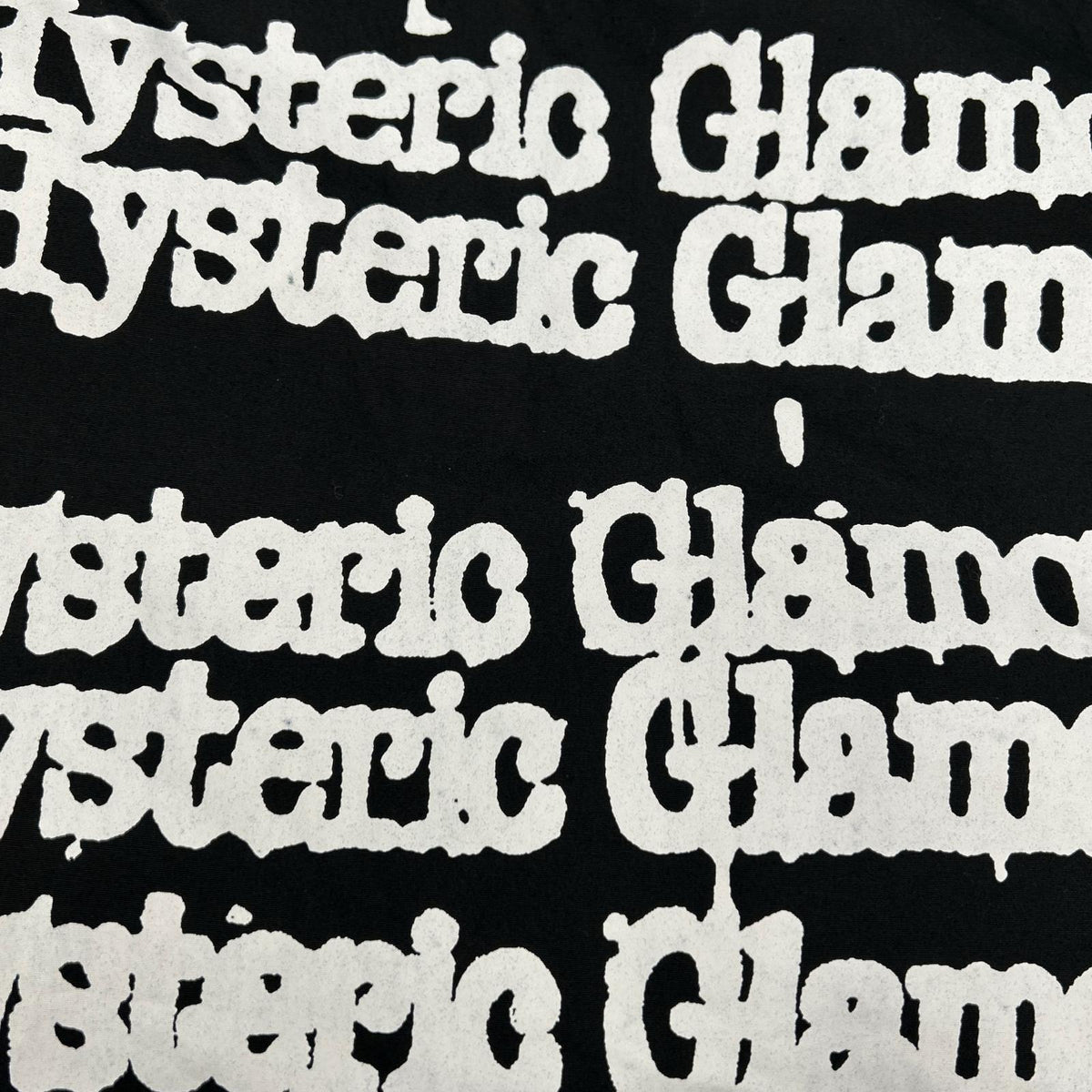 HYSTERIC GLAMOUR ヒステリックグラマー 02213AH09 ブラック TYPE LOGO 長袖シャツ コットン トップス