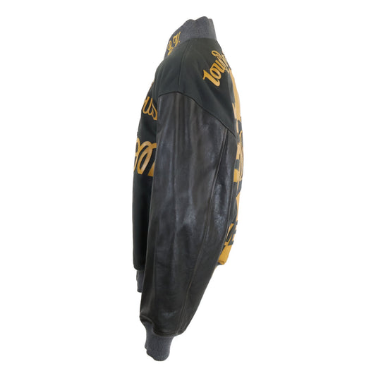 LOUIS VUITTON Louis Vuitton Brand New Authorized Domestic Retailer 23SS HOL76E Mixed Canvas Leather Bomber Jacket