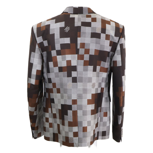 LOUIS VUITTON Louis Vuitton 【Like new/official domestic release/2024 model】RM242M MGI HRJ61E Damouflage Damier Pixel two-button tailored jacket