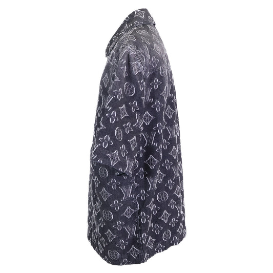 LOUIS VUITTON ルイヴィトン 【新品同様/国内正規/23年製】RM232 ARS HPS73W MONOGRAM CHAMBRAY SS SHHIRT モノグラム シャンブレー 半袖シャツ トップス