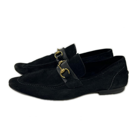 GUCCI グッチ 105857 スエード ホースビット ローファー シューズ