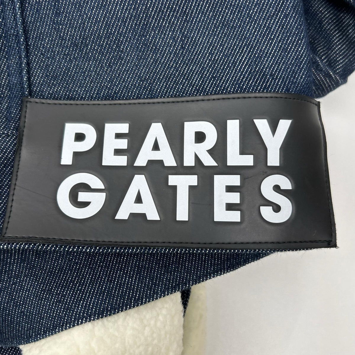 PEARLY GATES パーリーゲイツ ×ミッキーマウス 053-1220013 デニム ボア襟ジャケット ジャケット