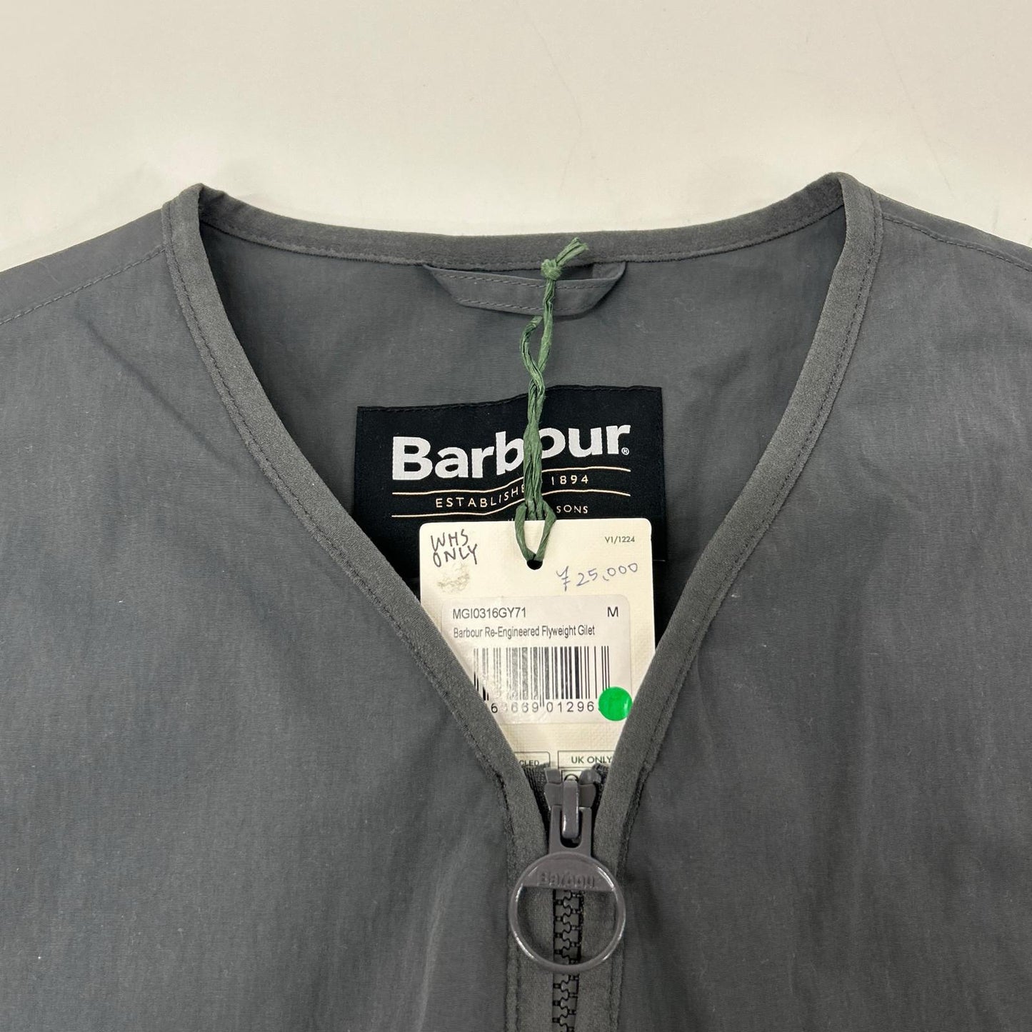 Barbour Barbour Gray Re-Engineered Flyweight Gilet vest vest