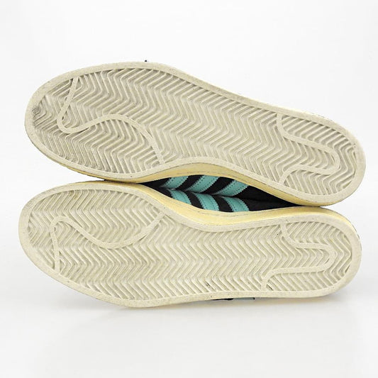 adidas アディダス WIND AND SEA atmos adidas Campus 80 スニーカー シューズ メンズ ブラック×ミントブルー 27.5cm シューズ