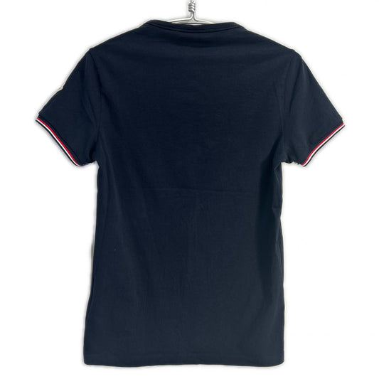 MONCLER モンクレール ネイビーMAGLIA スリムフィット半袖 Tシャツ トップス