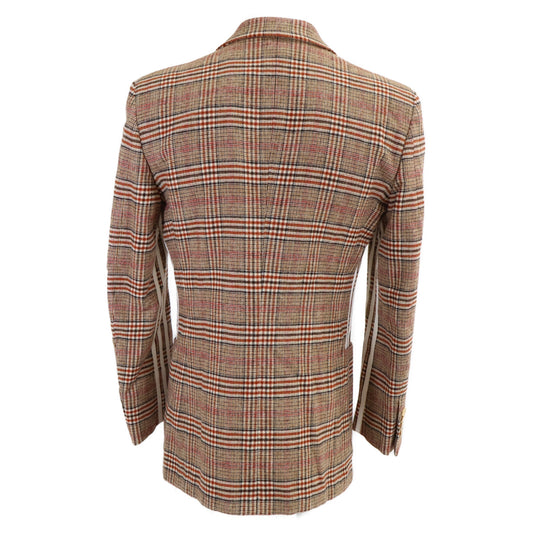 GUCCI グッチ xadidas アディダス【美品/国内正規】691430 グレンチェック ダブルブレスト ジャケット ジャケット
