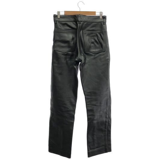 VANSON black leather pants bottoms