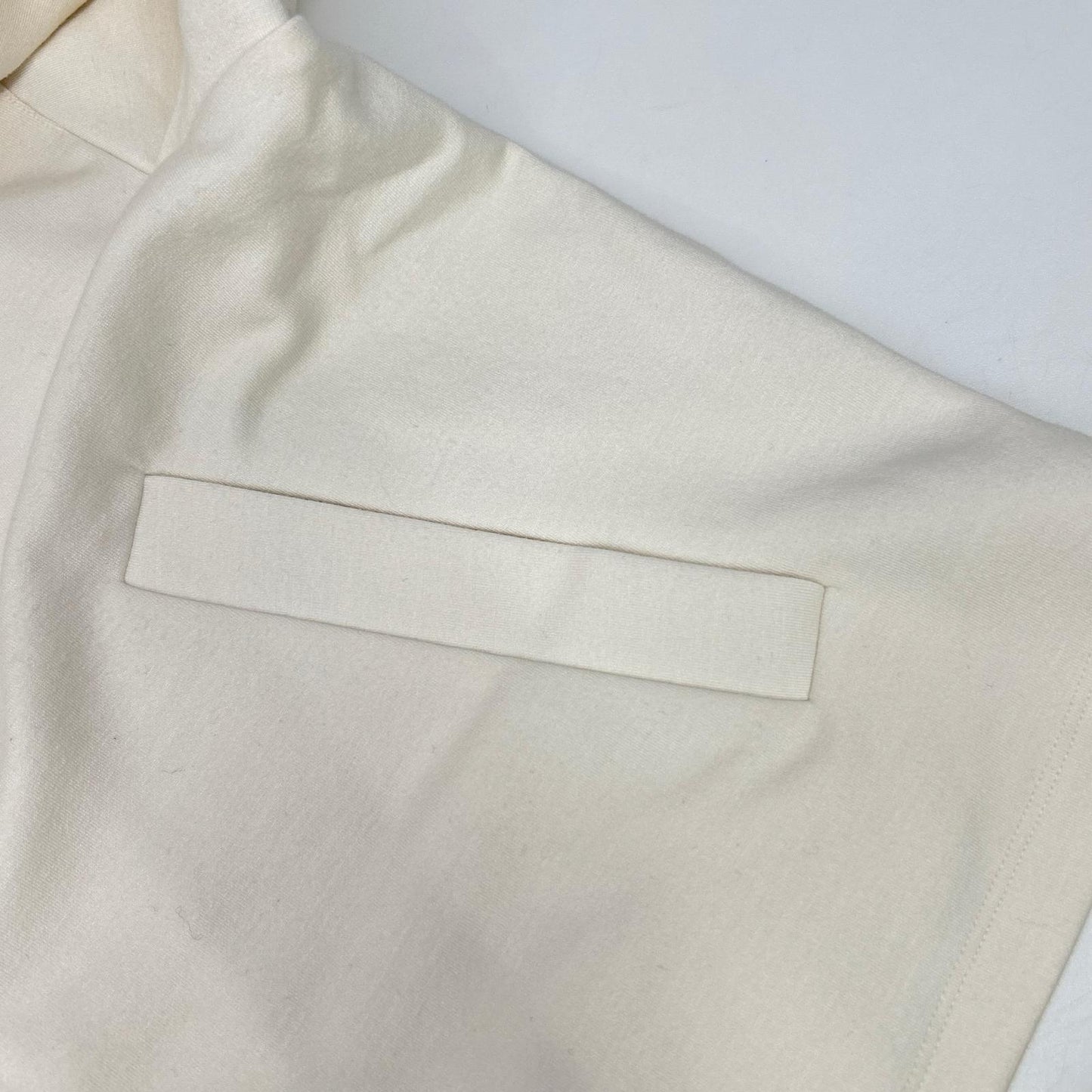 Theory 26SS Ivory Jersey Hooded Jacket Jacket