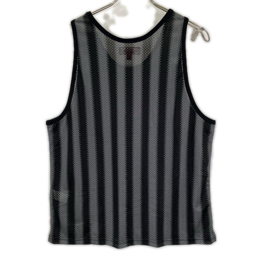 Supreme シュプリーム ブラック Stripe Mesh Tank Top トップス