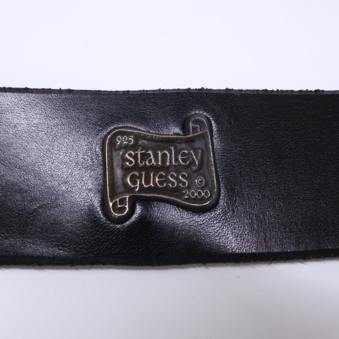 STANLEY GUESS スタンリーゲス SGK-805 スカルコレクション マルチスカル スクエアバックル 1ピースレザー ベルト