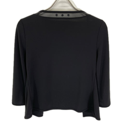 FOXEY NEW YORK 29126-NSJF04021, black, collarless cardigan, top