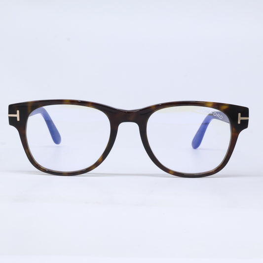 TOM FORD トムフォード FT5898-B/V 052 ダークハバナ ボスリントンシェイプフレーム ブルーライトカットメガネ 眼鏡