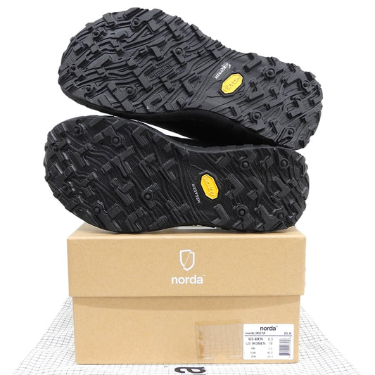 NORDA ノルダ 新品同様 003 スリッポン スニーカー シューズ メンズ ブラック 26.5cm シューズ