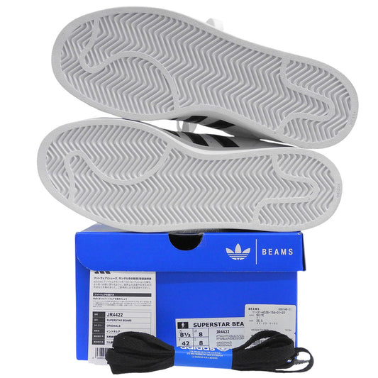 adidas アディダス 新品同様 JR4422 Superstar シューズ メンズ ホワイト ブラック 26.5cm シューズ
