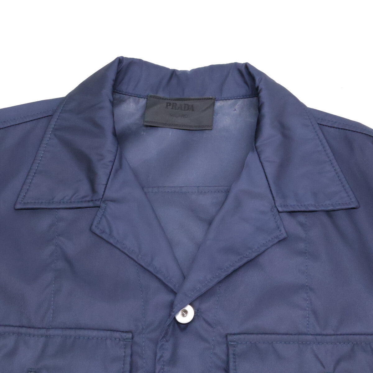 PRADA プラダ 【国内正規】SC637 RE-NYLON トライアングルロゴプレート 半袖シャツ トップス