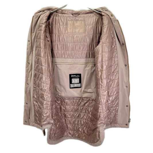 HERNO ヘルノ 20年製 GC036DR-12357 リゾートライン ピンク パッカブルフーデットコート コート
