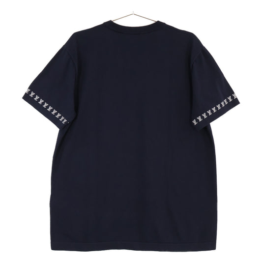 LOUIS VUITTON Black HRN42W Signature Short-Sleeve Crewneck Top