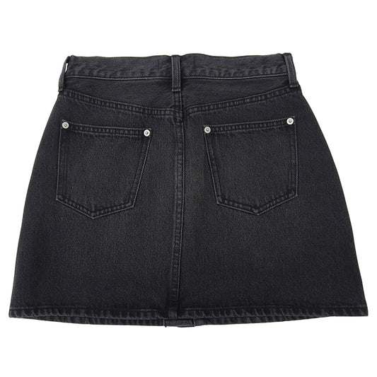 Bijou Denim Mini Skirt Women's Black 1 LWFS244803 24AW Skirt 2 Women's