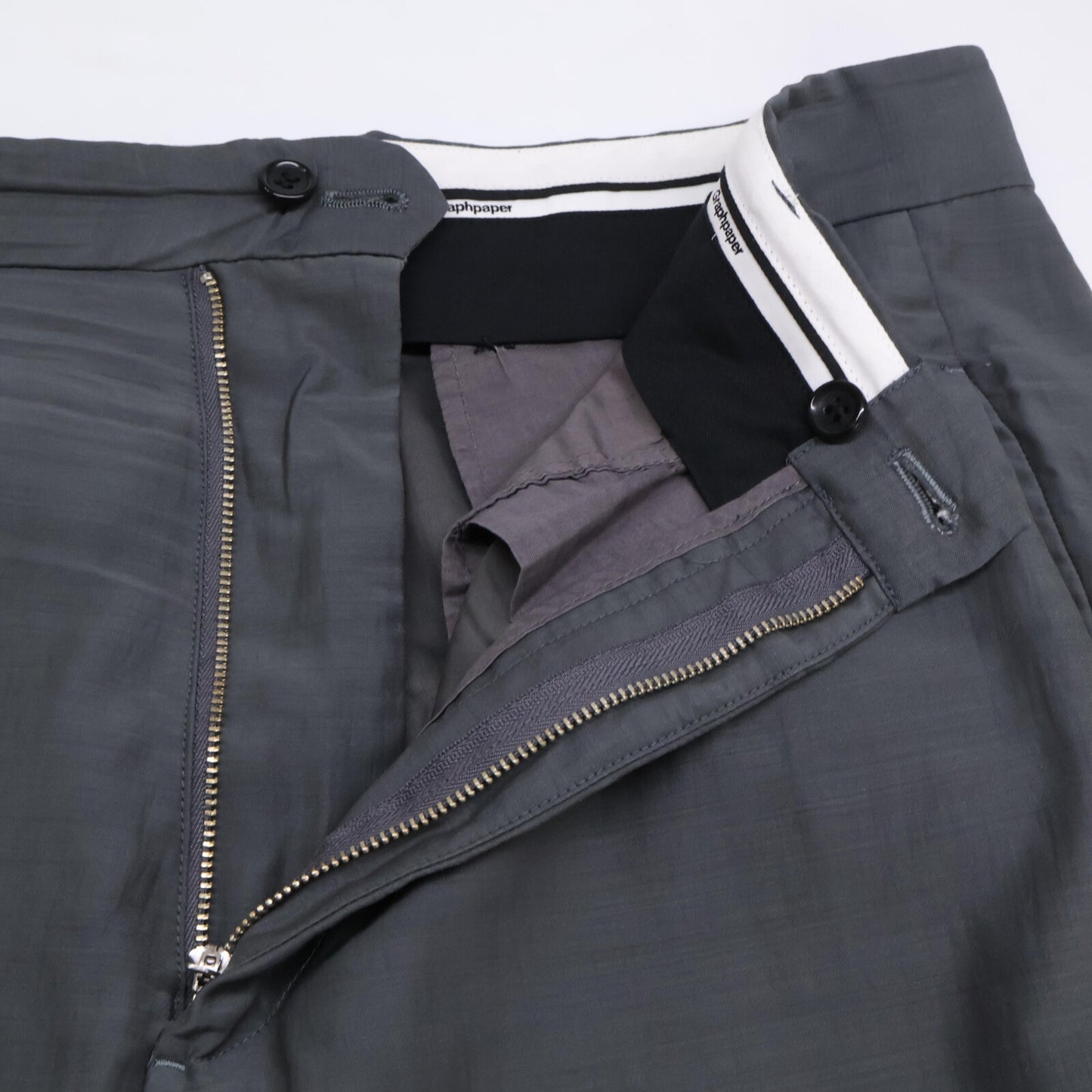 Graphpaper グラフペーパー 24SS GM241-40076 グレー キュプラ クロップド トラウザーズ パンツ ボトムス 2