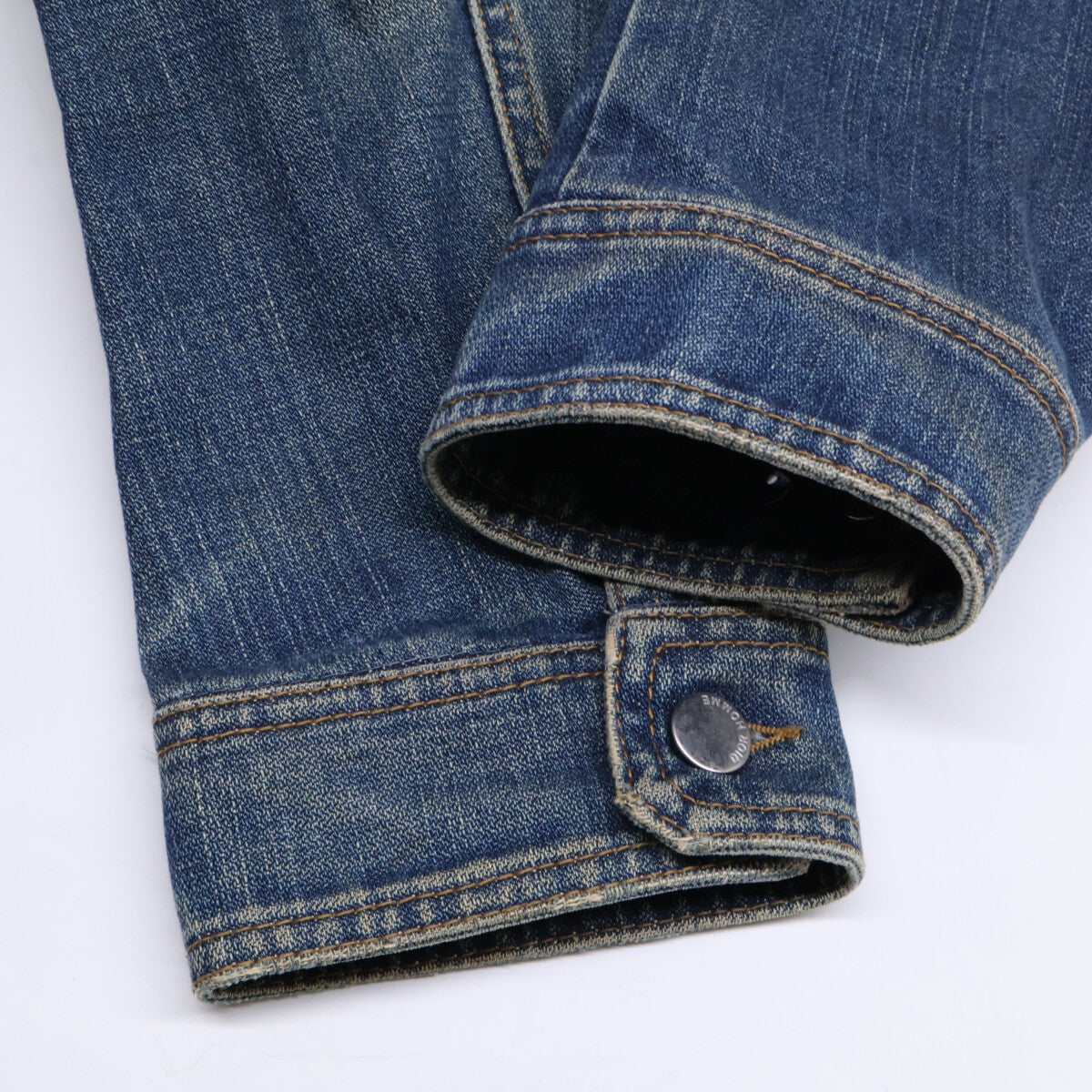 Dior HOMME ディオールオム 05AW 5EH1044482 エディ期 BECK期 泥加工 ダストウォッシュ デニム ジャケット 52